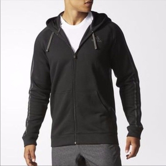adidas Other - Black Men’s Adidas Zip Up Hoodie